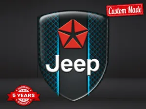 Jeep Adesivo BR Pregiato Professionale Regolabile